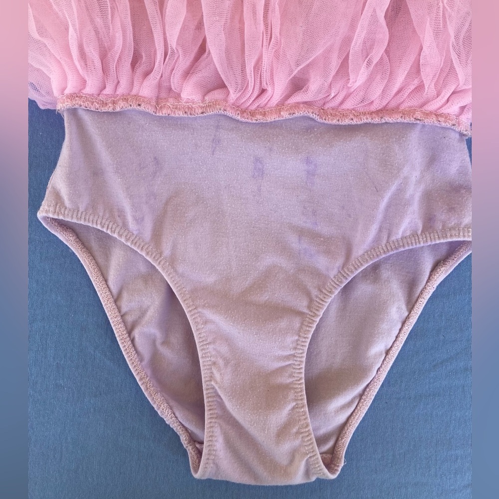 💕🩰💕Disney Princesses Pink Dance Costume with Tulle Skirt - Picture 4 of 7